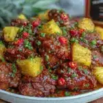 savory bourbon chicken - featured image