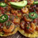 shrimp ceviche tostadas - featured image