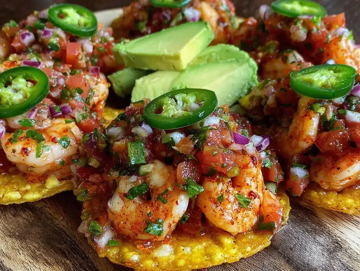 shrimp ceviche tostadas preparation steps