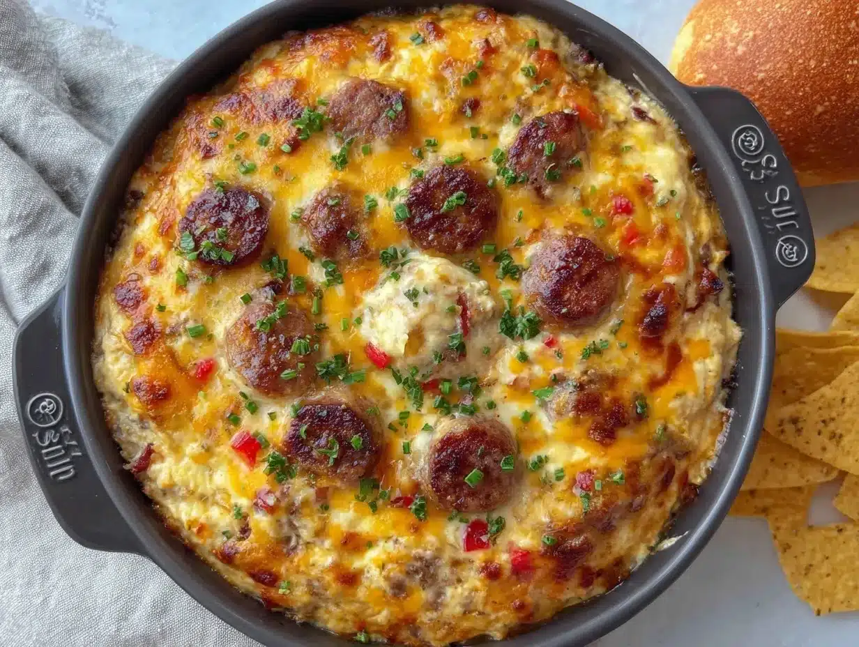 smoked sausage dip preparation steps
