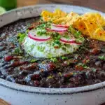 smoky black bean soup - featured image