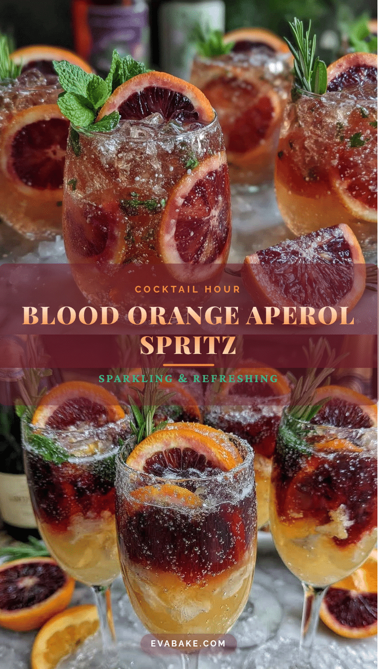 Sparkling Blood Orange Aperol Spritz recipe