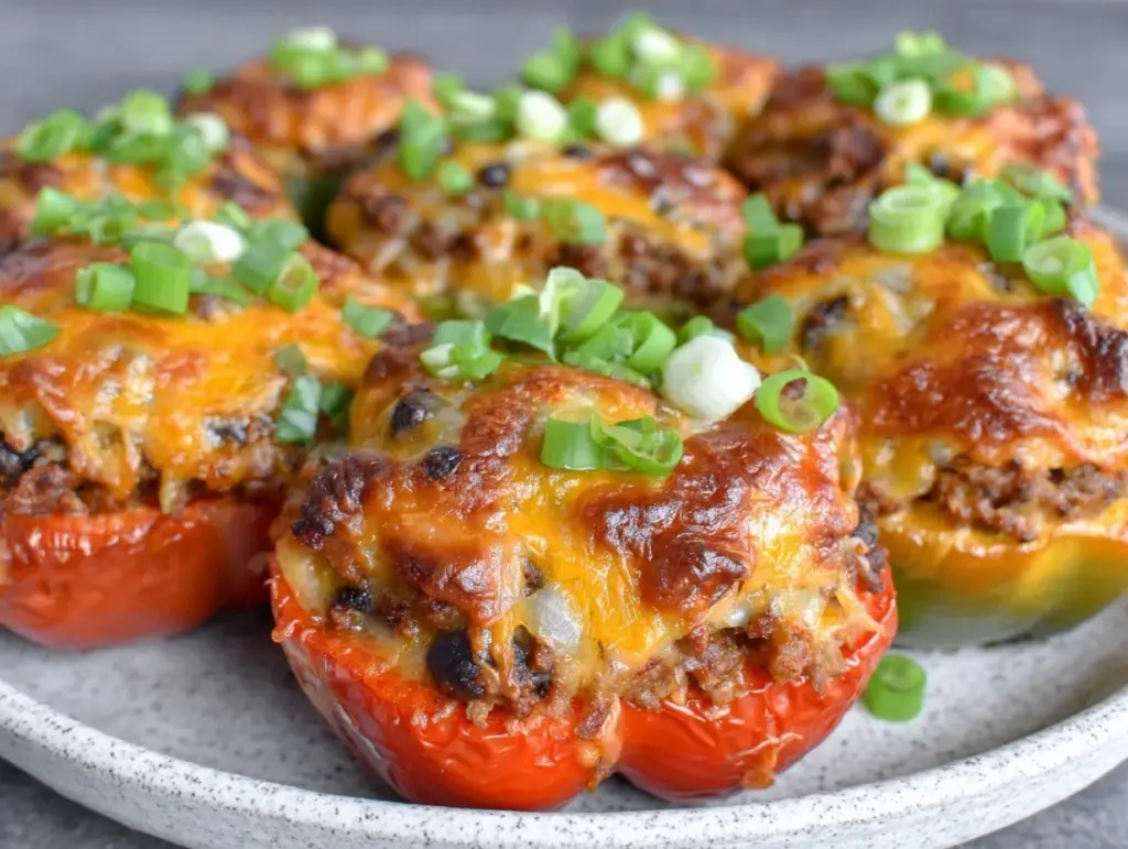 taco stuffed peppers - featured image