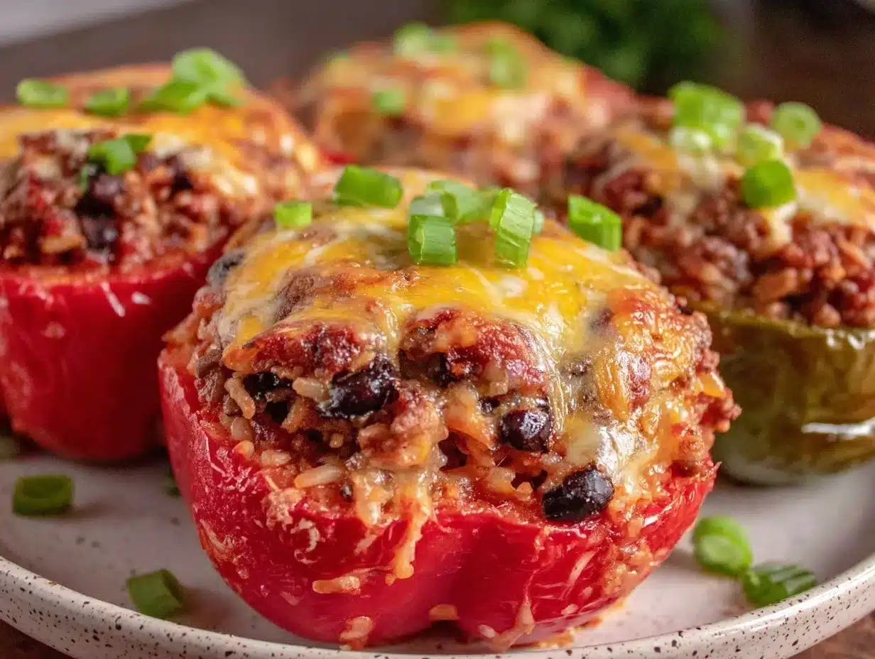 taco stuffed peppers preparation steps