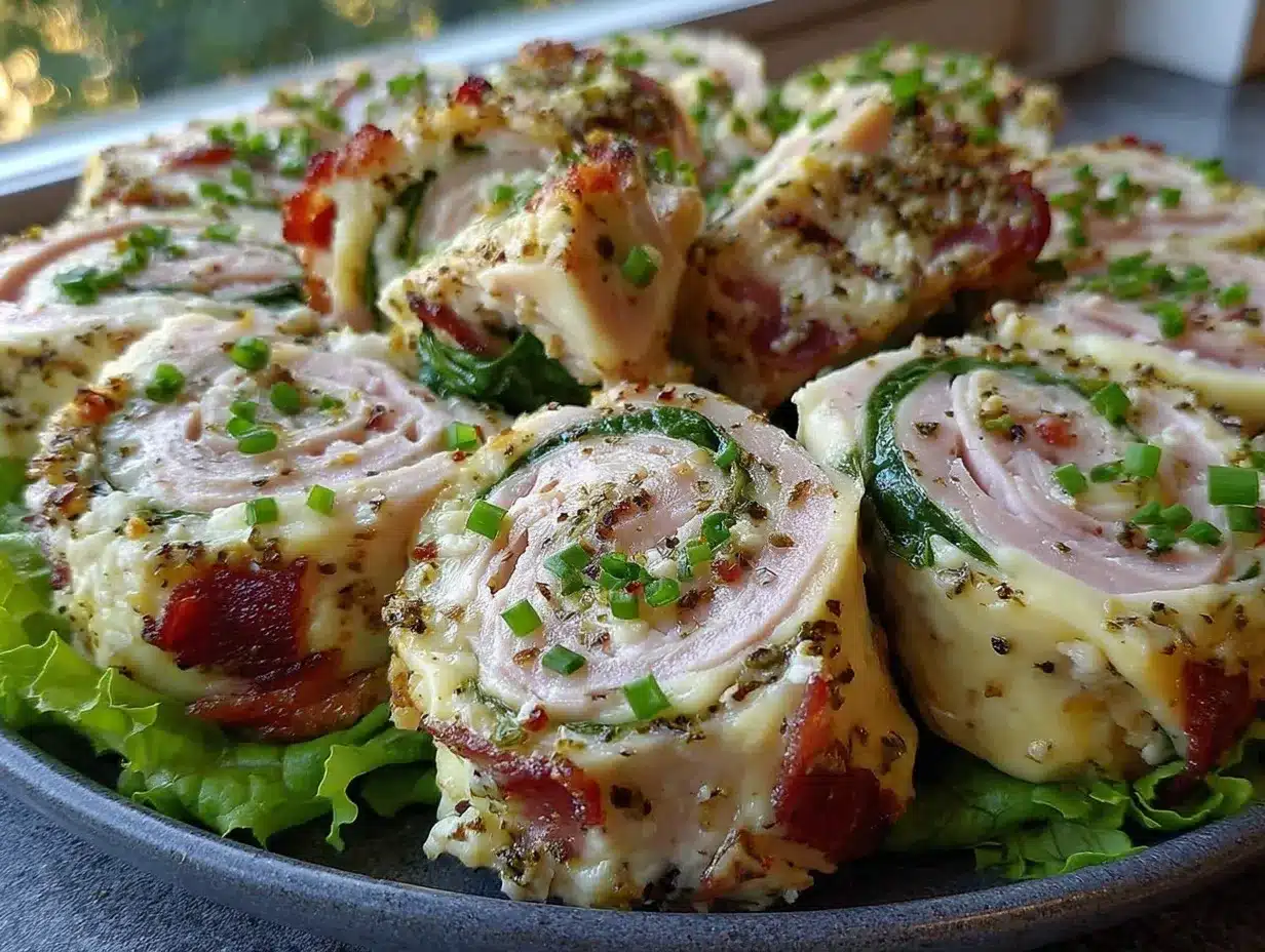 turkey and cheese pinwheels preparation steps