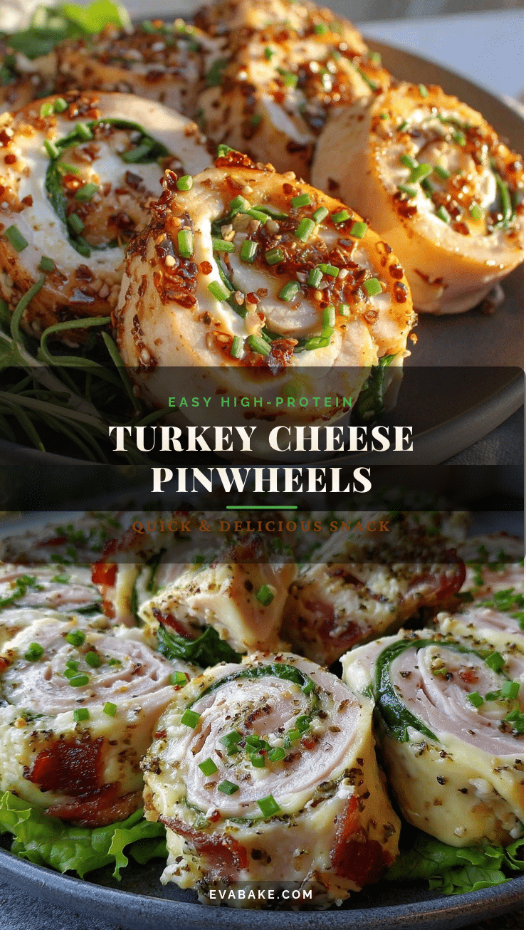 turkey and cheese pinwheels recipe