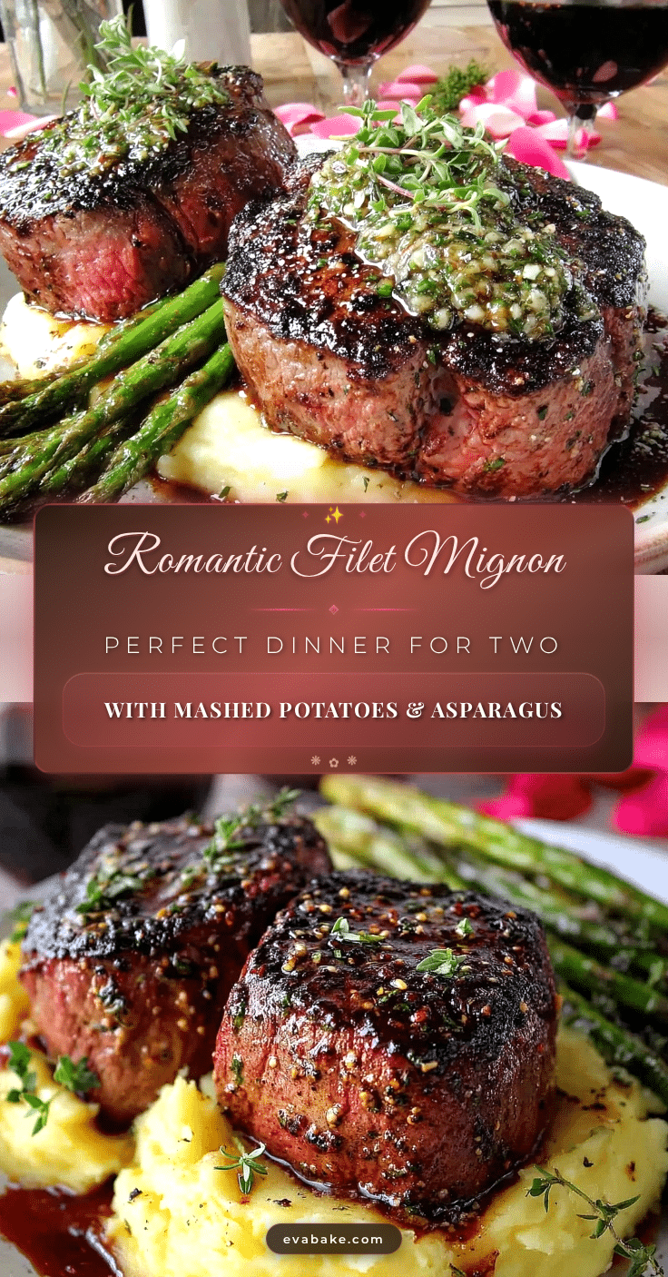 Valentine’s Filet Mignon Dinner for Two recipe