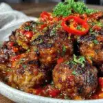 Albondigas Spanish meatballs - featured image