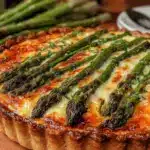 asparagus gruyere quiche - featured image