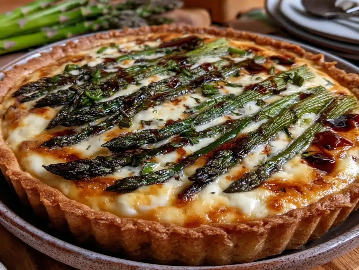 asparagus gruyere quiche preparation steps