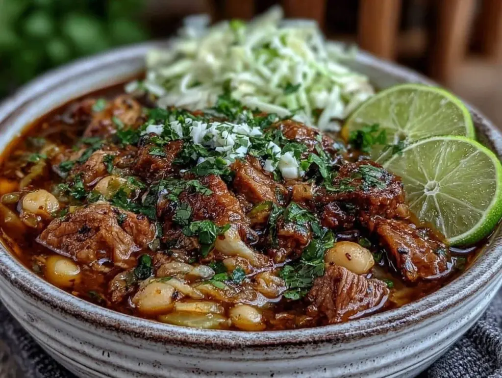authentic mexican pozole rojo - featured image