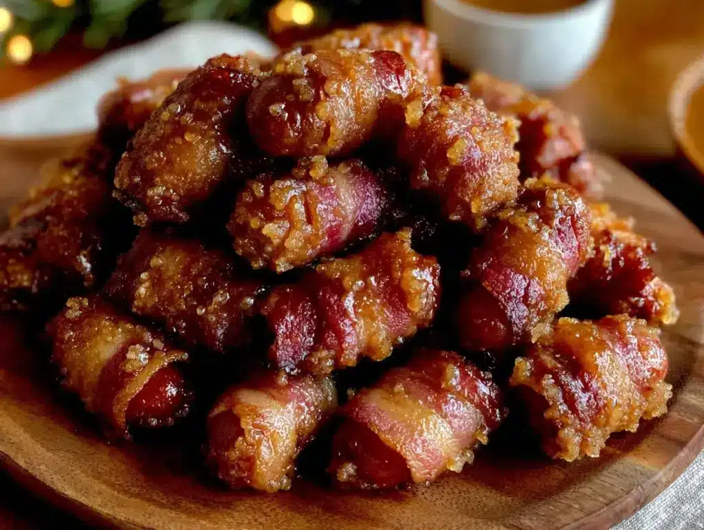 bacon-wrapped little smokies - featured image