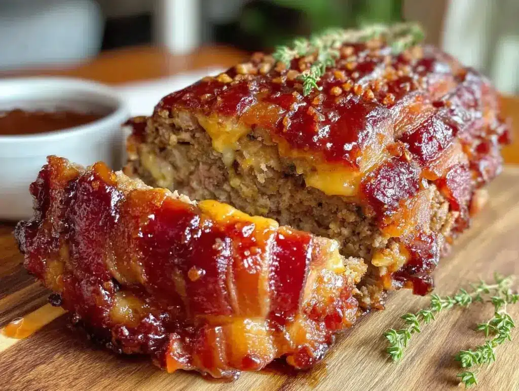 bacon-wrapped meatloaf - featured image