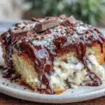 Baileys Irish Cream Poke Cake - featured image