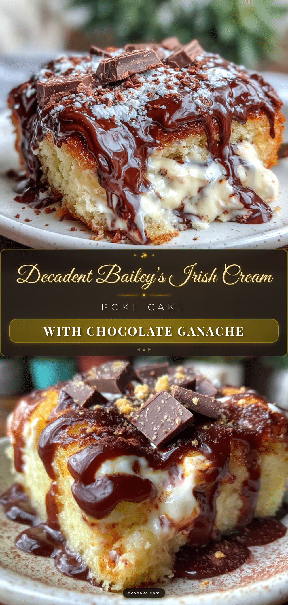 Baileys Irish Cream Poke Cake recipe