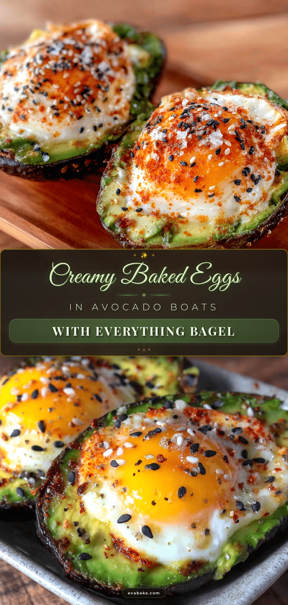 baked eggs in avocado boats recipe