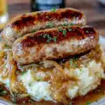 bangers and mash recipe - featured image