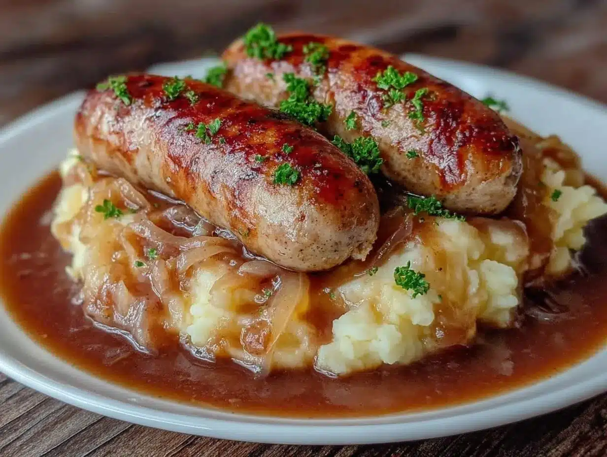 bangers and mash recipe preparation steps