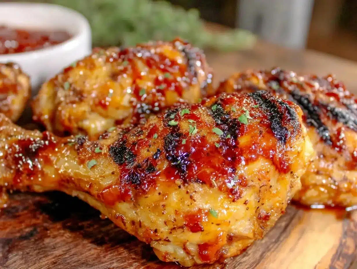 BBQ chicken drumsticks preparation steps