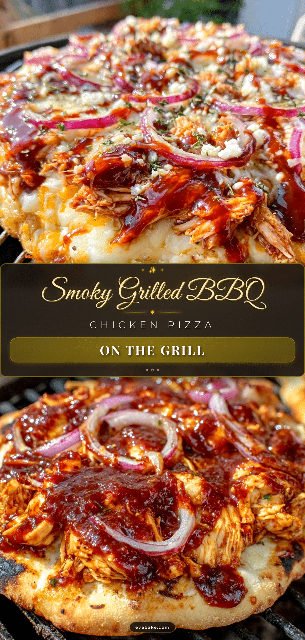 BBQ chicken pizza on the grill recipe