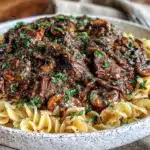 beef stroganoff recipe - featured image