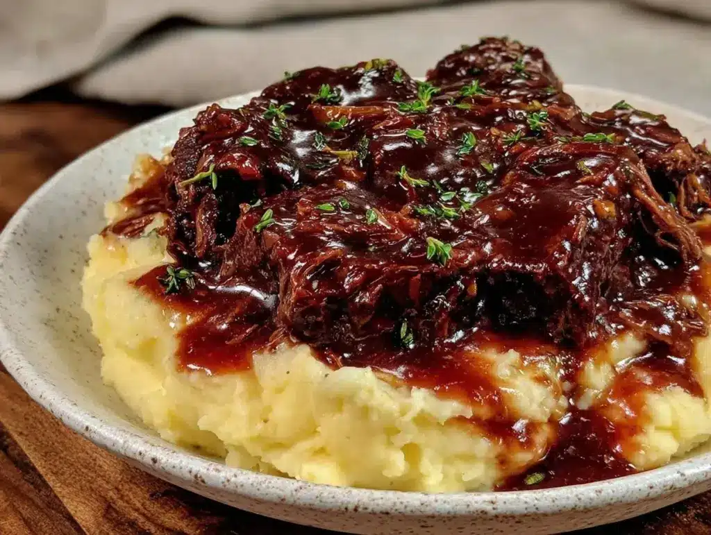 beef tips and gravy - featured image