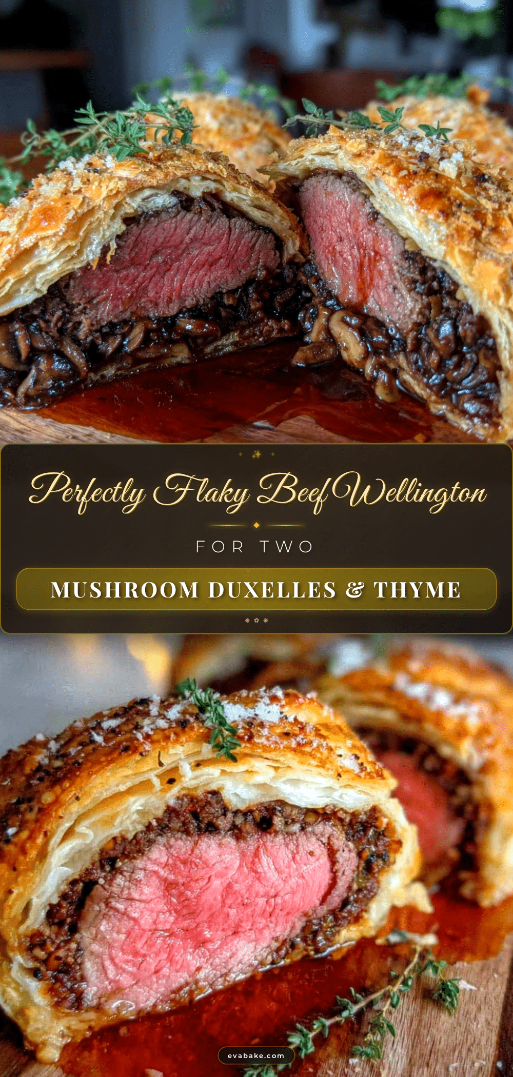 Beef Wellington for Two recipe