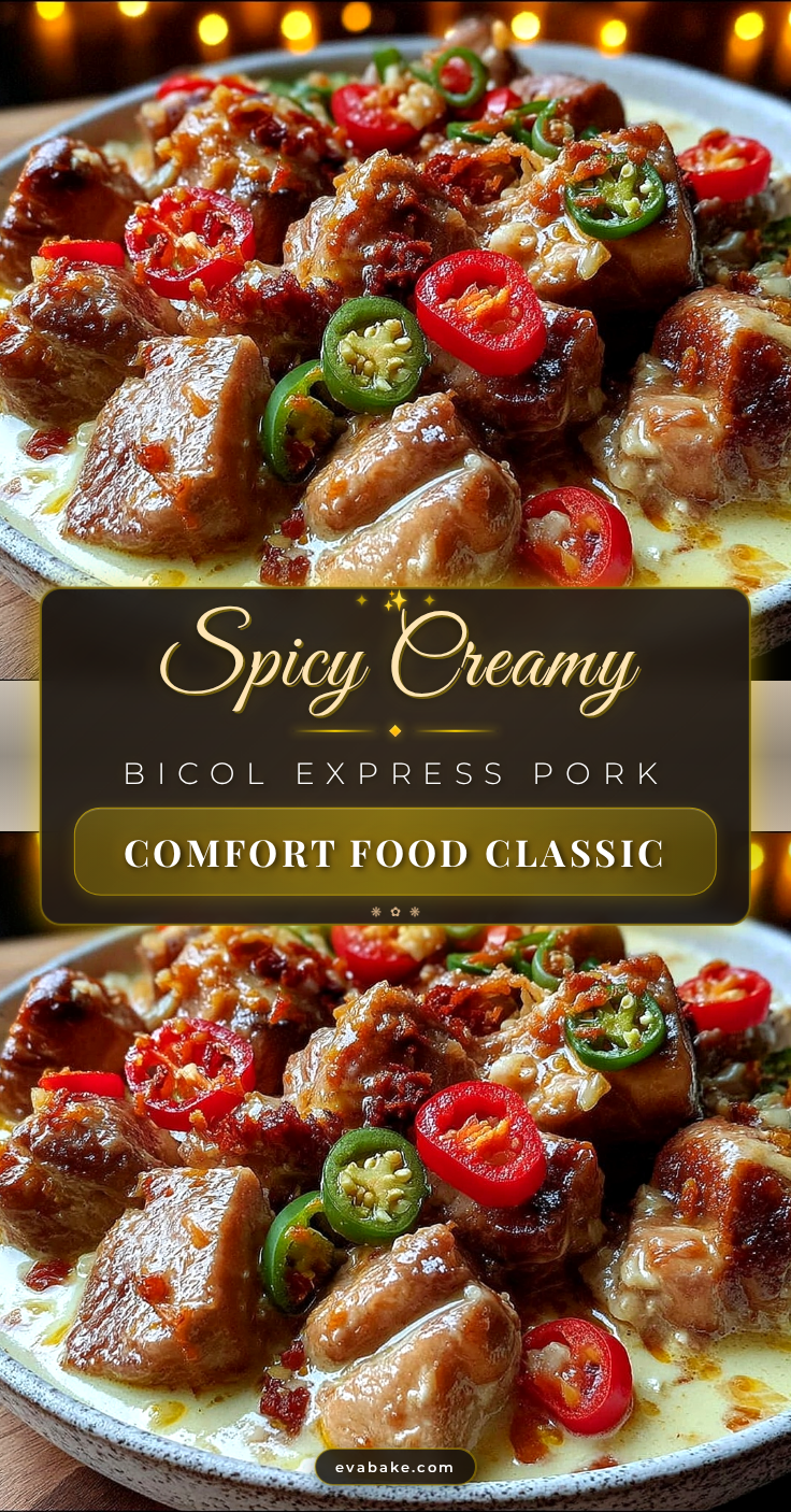 Bicol Express spicy pork recipe