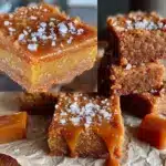 brown butter salted caramel blondies - featured image