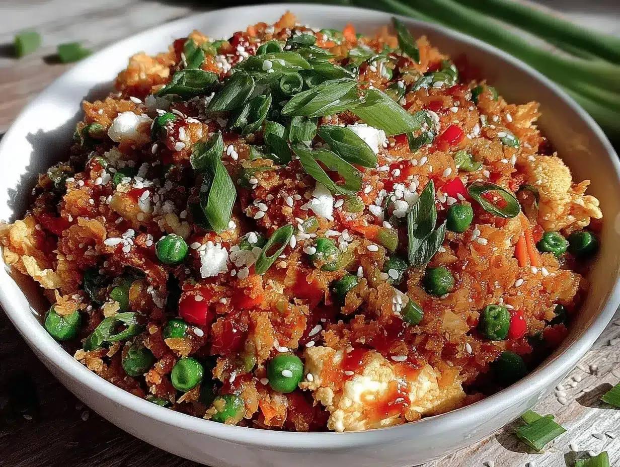 cauliflower fried rice preparation steps