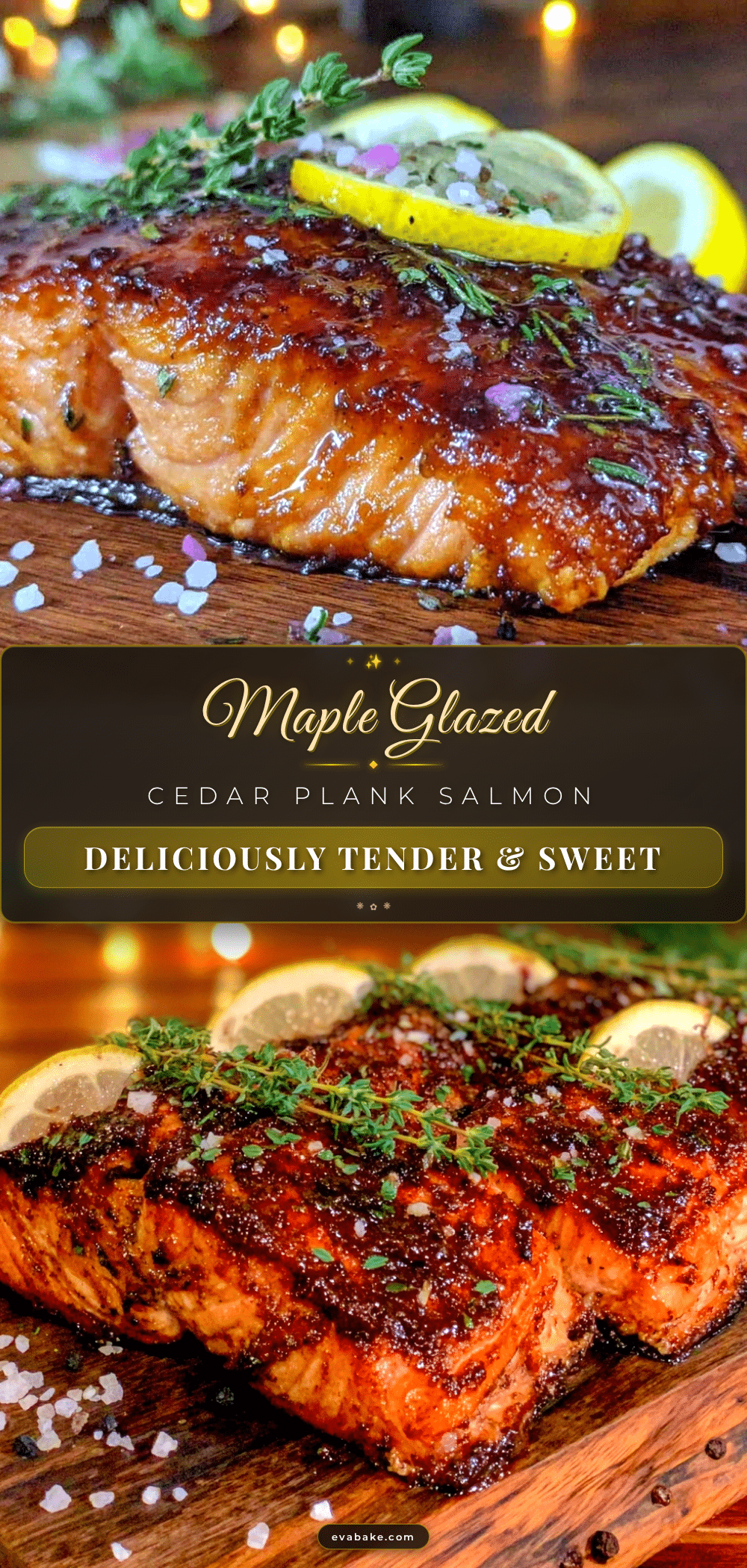 cedar plank maple glazed salmon recipe