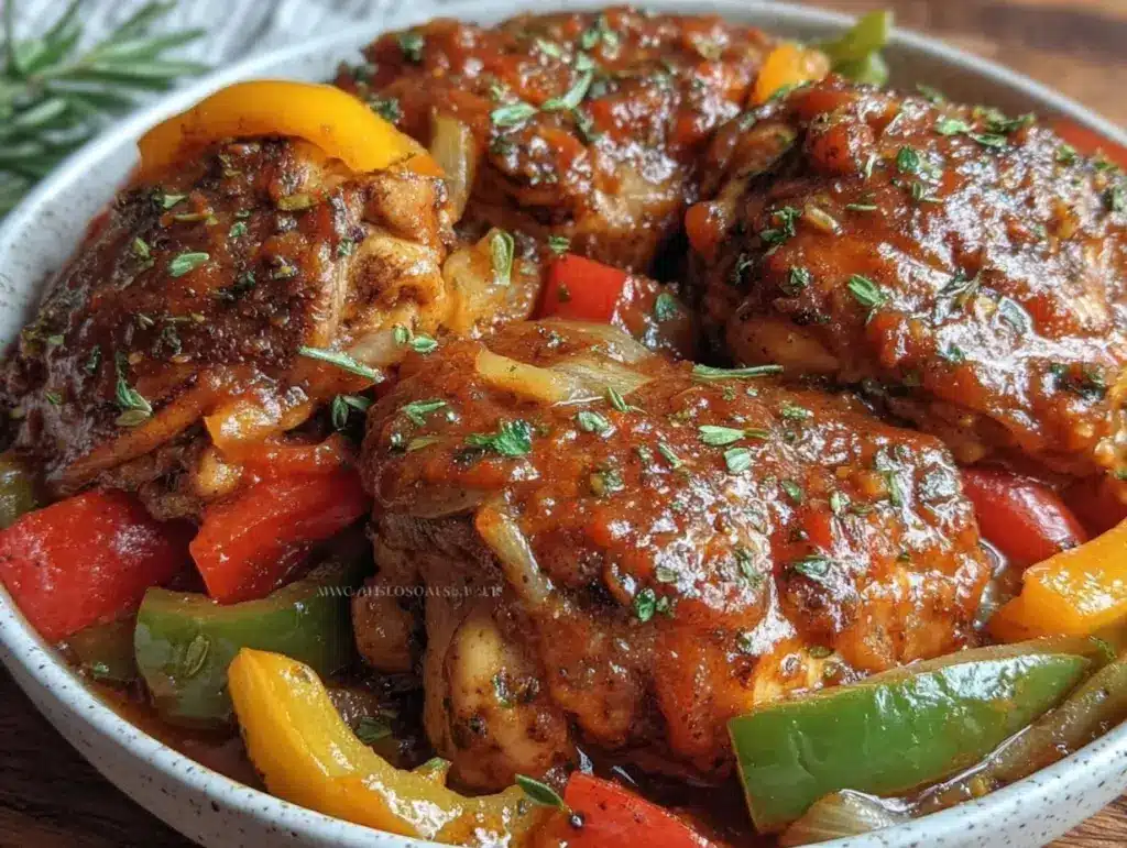 chicken cacciatore recipe - featured image