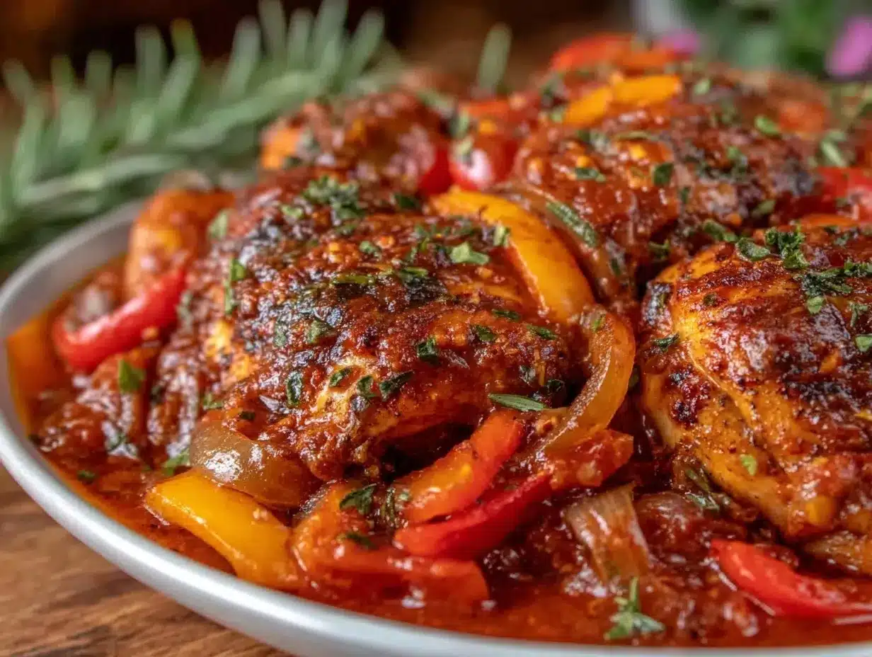 chicken cacciatore recipe preparation steps
