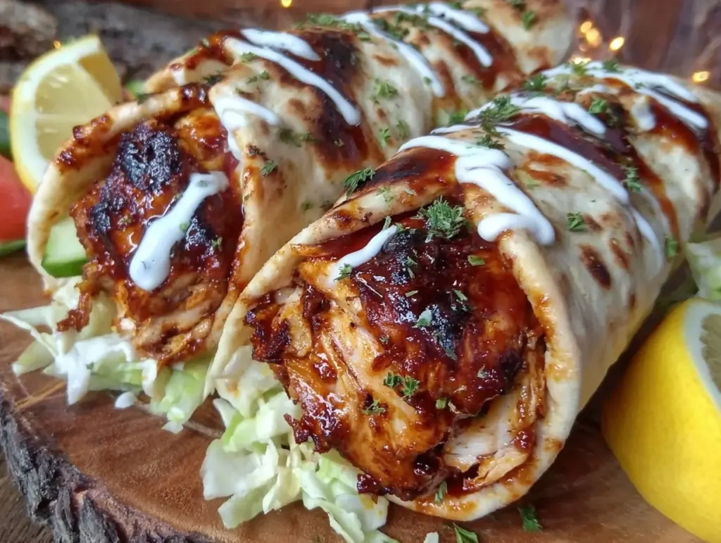chicken shawarma wraps - featured image