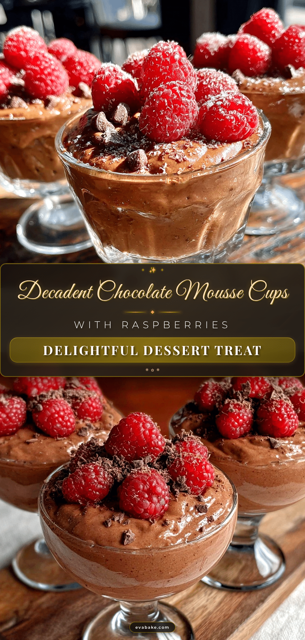 chocolate mousse cups recipe