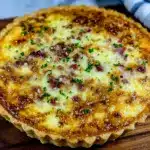 classic creamy quiche lorraine - featured image