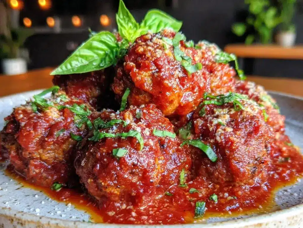 classic homemade meatballs - featured image