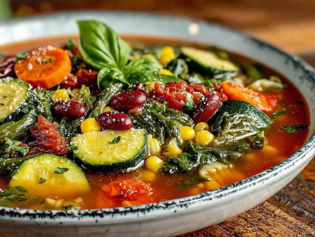 classic minestrone soup - featured image