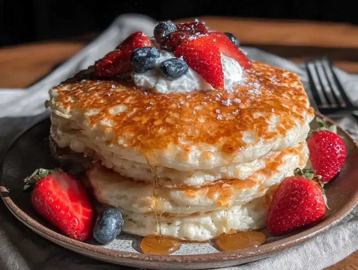 cottage cheese protein pancakes preparation steps