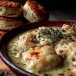 cozy chicken and dumplings - featured image