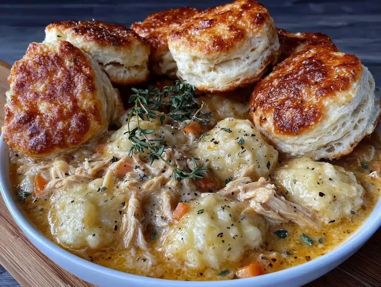 cozy chicken and dumplings preparation steps