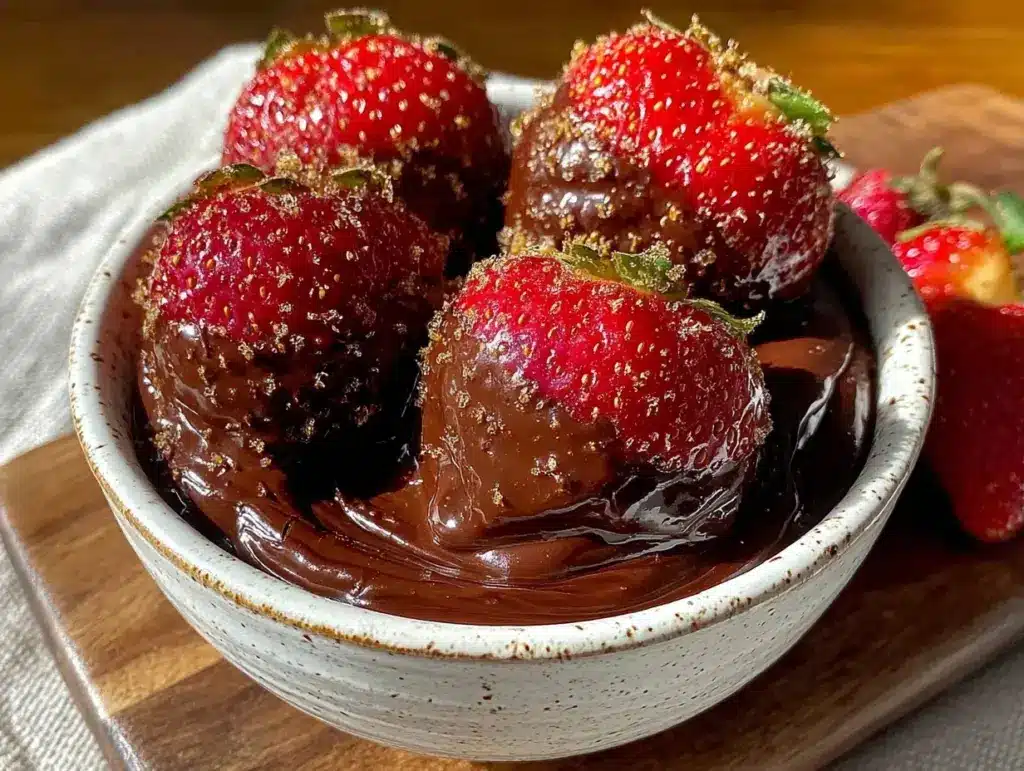 cozy chocolate fondue - featured image