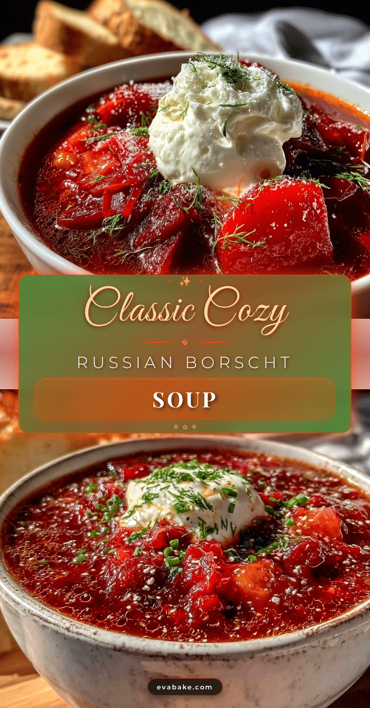 Cozy Classic Russian Borscht Soup Recipe recipe