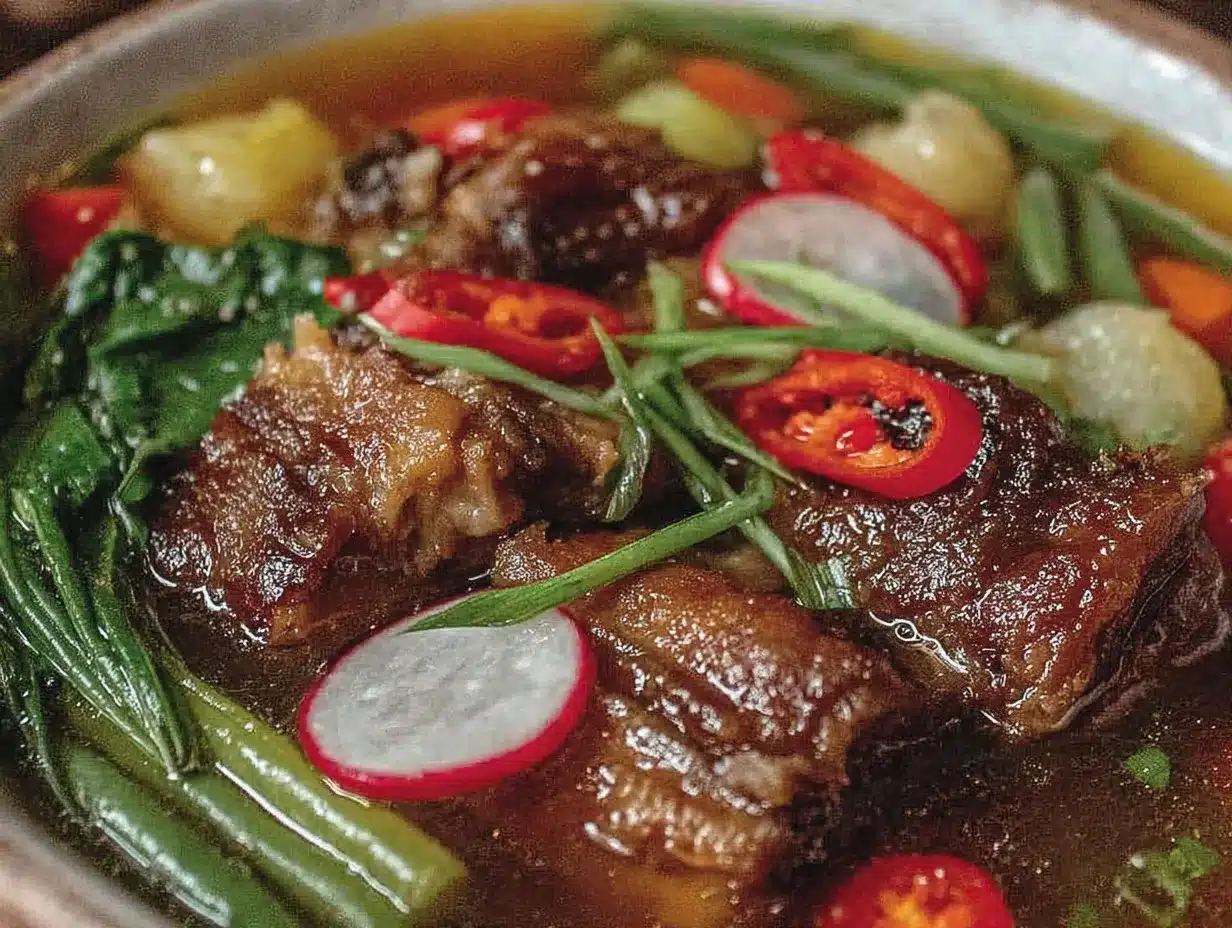 cozy sinigang soup recipe preparation steps