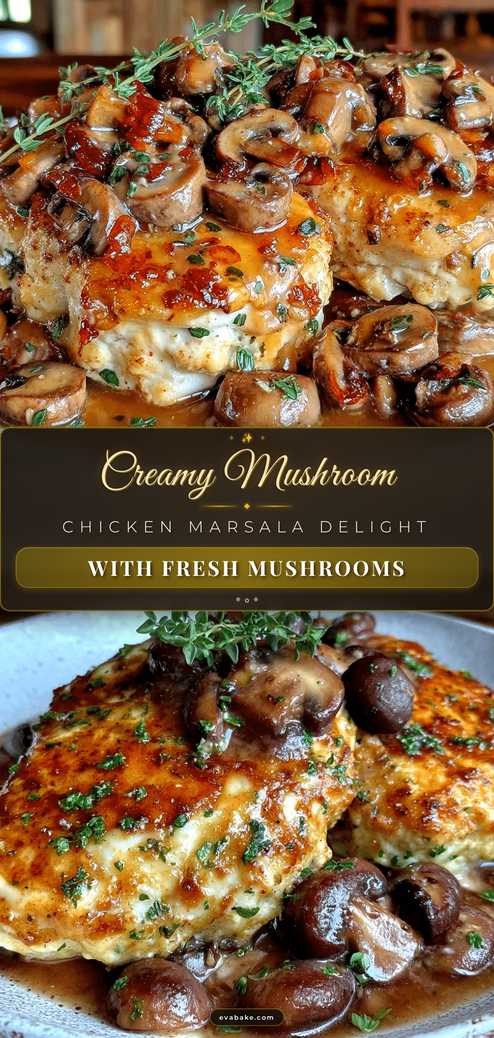 Creamy Chicken Marsala recipe