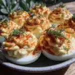 creamy classic deviled eggs - featured image