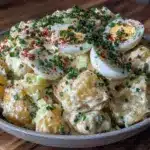 creamy classic potato salad - featured image