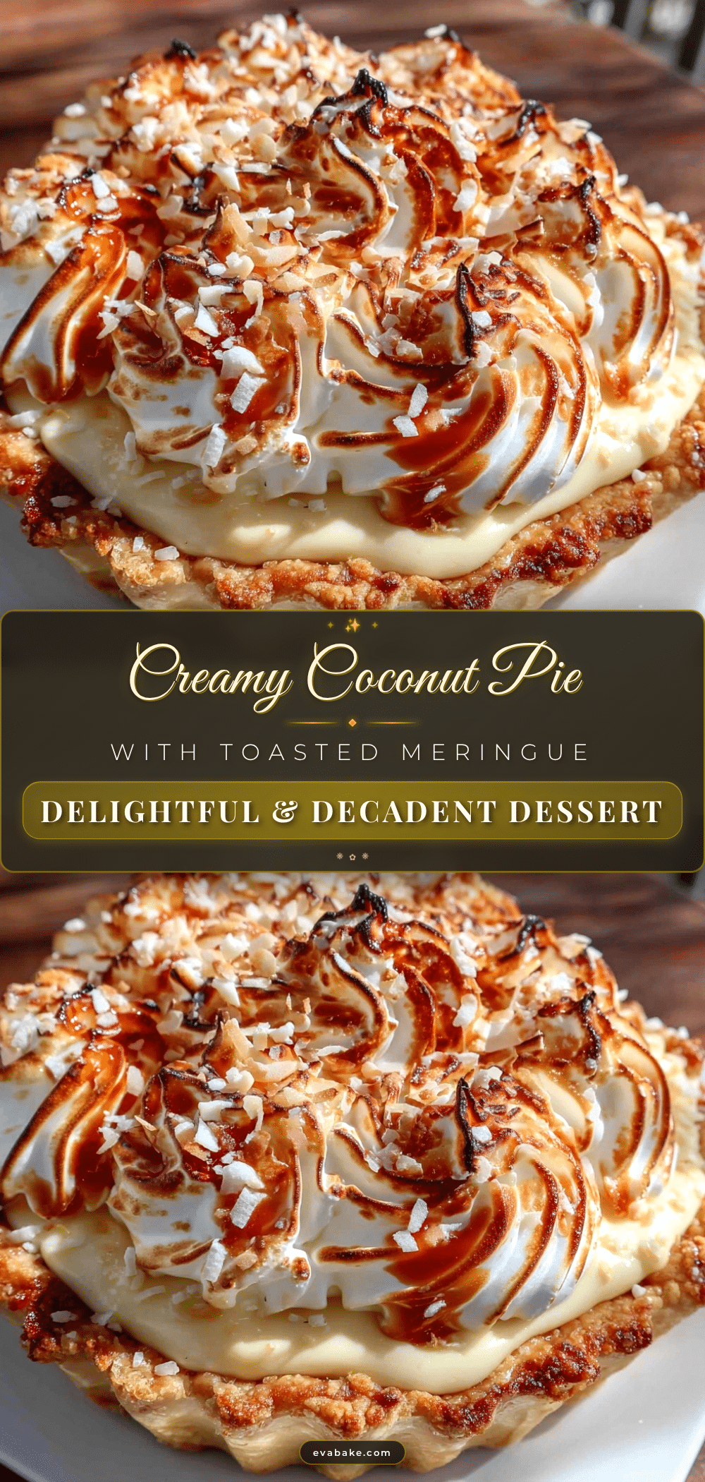 creamy coconut cream pie recipe