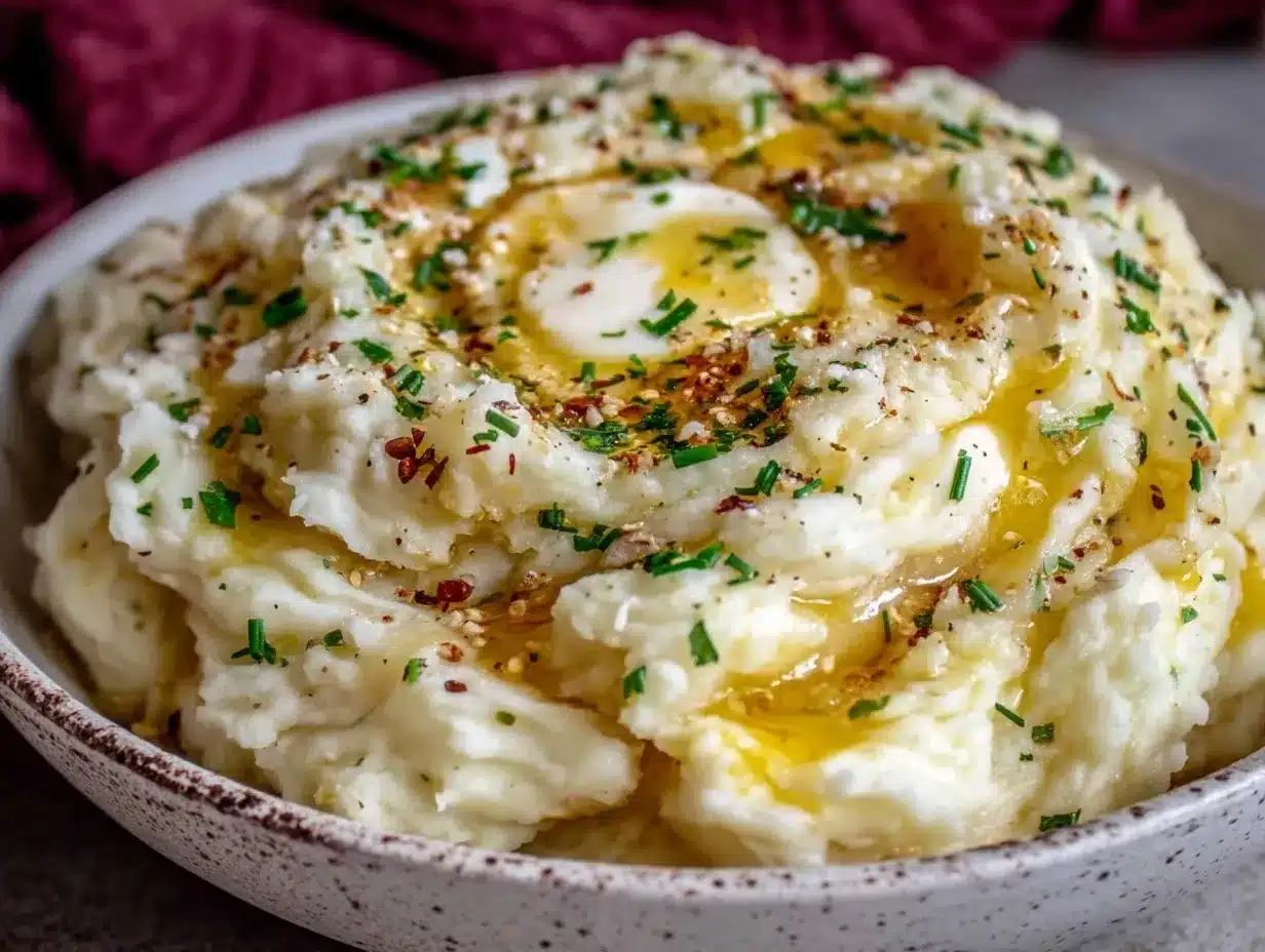 creamy garlic mashed potatoes preparation steps