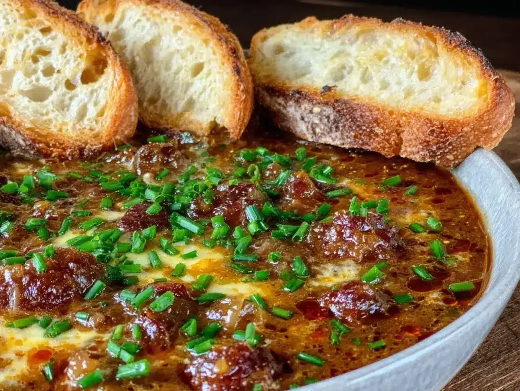 creamy guinness and cheddar soup - featured image